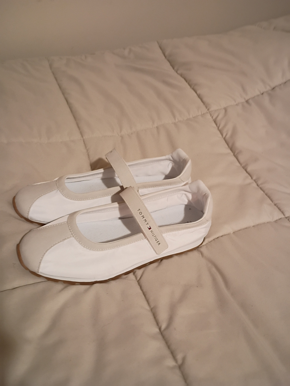 Tommy Hilfiger Women's White Mary Jane Sneakers